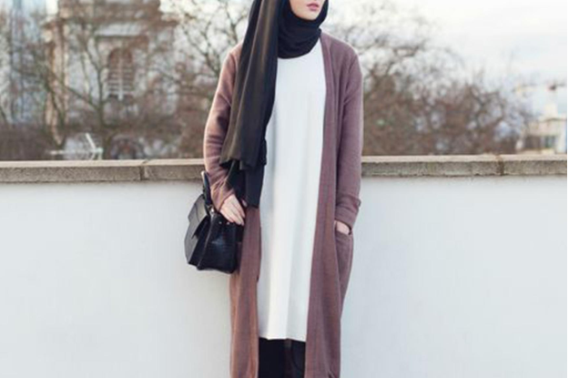 long cardigan gaya muslimah dari zalora