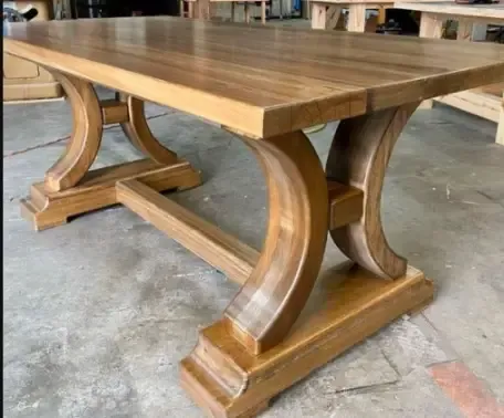 Wooden Dining Table Design 2020 - Dining Table Design Pictures 2023 New Handcrafted Dining Table Design - Table Design Pictures - NeotericiT.com