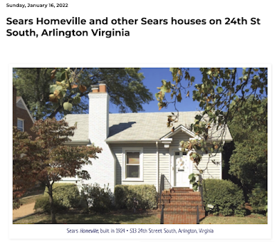 color image of sears house seeker homeville model featured in blog post about sears houses in arlington va