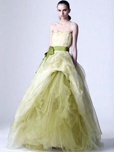 green wedding dresses
