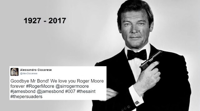 Sir Roger Moore dies at 89; Twitterati mourn death of the James Bond actor