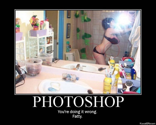 girl photoshop fails. Photoshop Fail: Fat Girl
