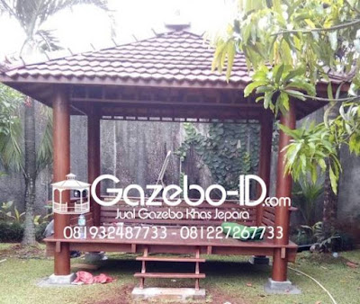 Gazebo Kayu Glugu Jepara