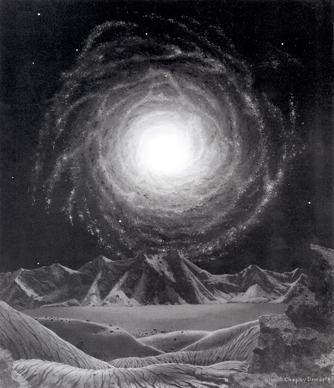 Chesley Bonestell Space Art (The Milky Way Galaxy, by Chesley Bonestell)