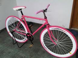 Warna Sepeda Fixie Pink Stabilo - Sepeda Lipat