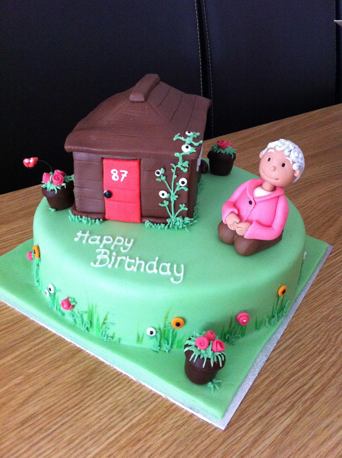 Garden Birthday Cake