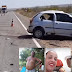 Quatro pessoas morrem em acidente entre carro e caminhão-cegonha na BR-116, em Tucano-BA