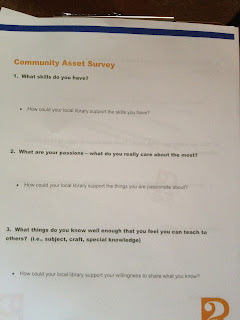 Community Asset Survey page 1