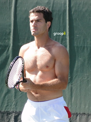 JeanJulien Rojer Shirtless at Miami Open 2011 mark deklin shirtless