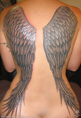 Trendy Wing Tattoo Designs  2010/2011