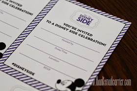 Disney Party invitations