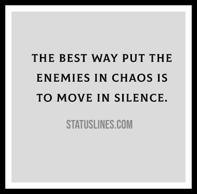 the best way to put move in silence quote