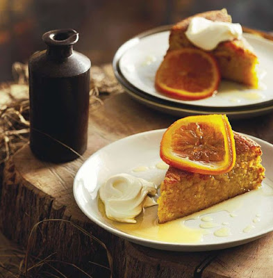 Flourless orange cake