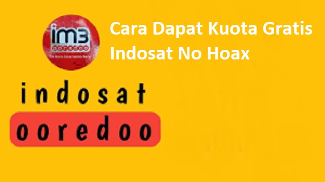 Cara Dapat Kuota Gratis Indosat No Hoax