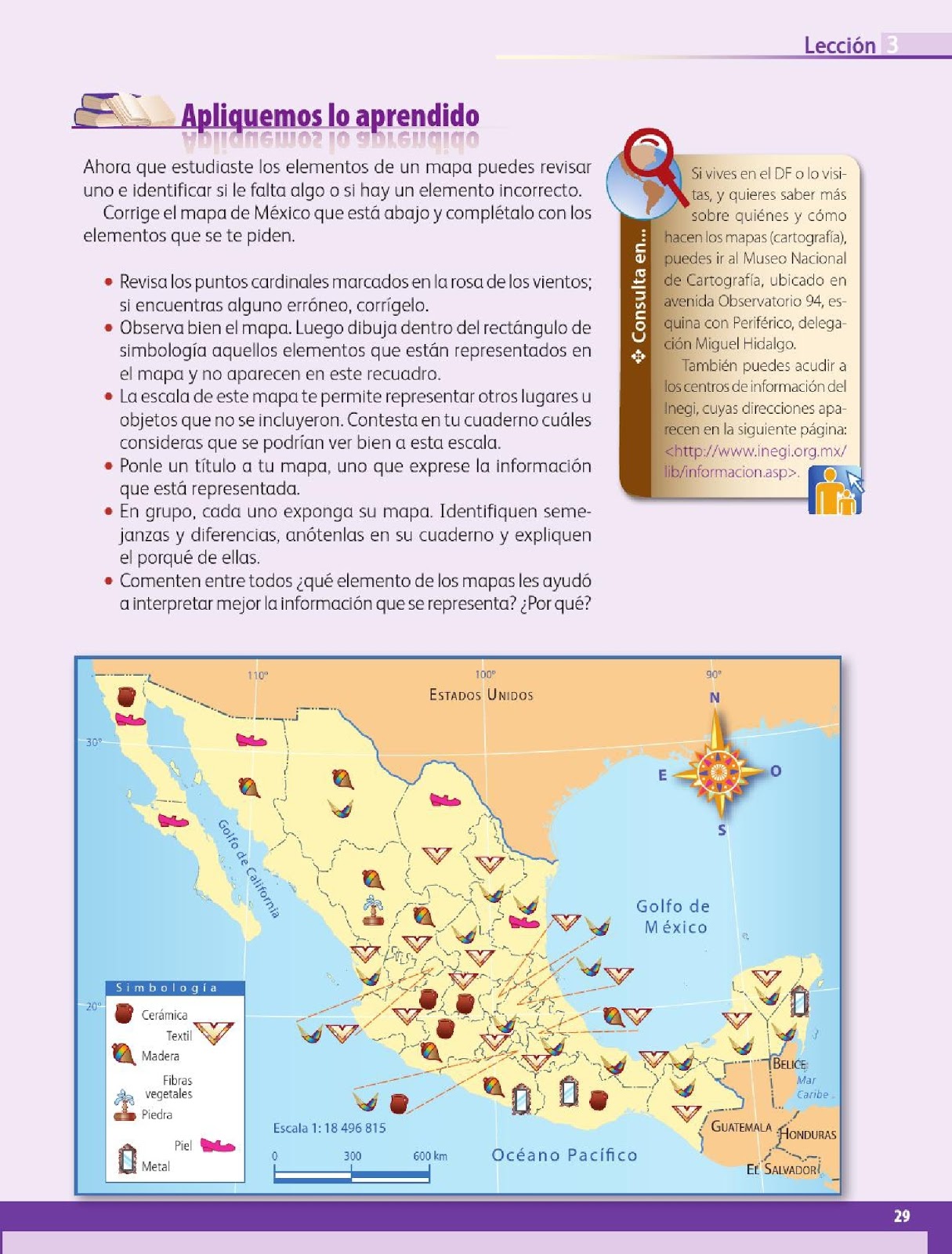 Los mapas hablan de México - Bloque I - Lección 3 ~ Apoyo ...