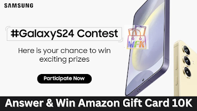 Galaxy S24 Contest Answer Win Rs 10000 Amazon Gift Card