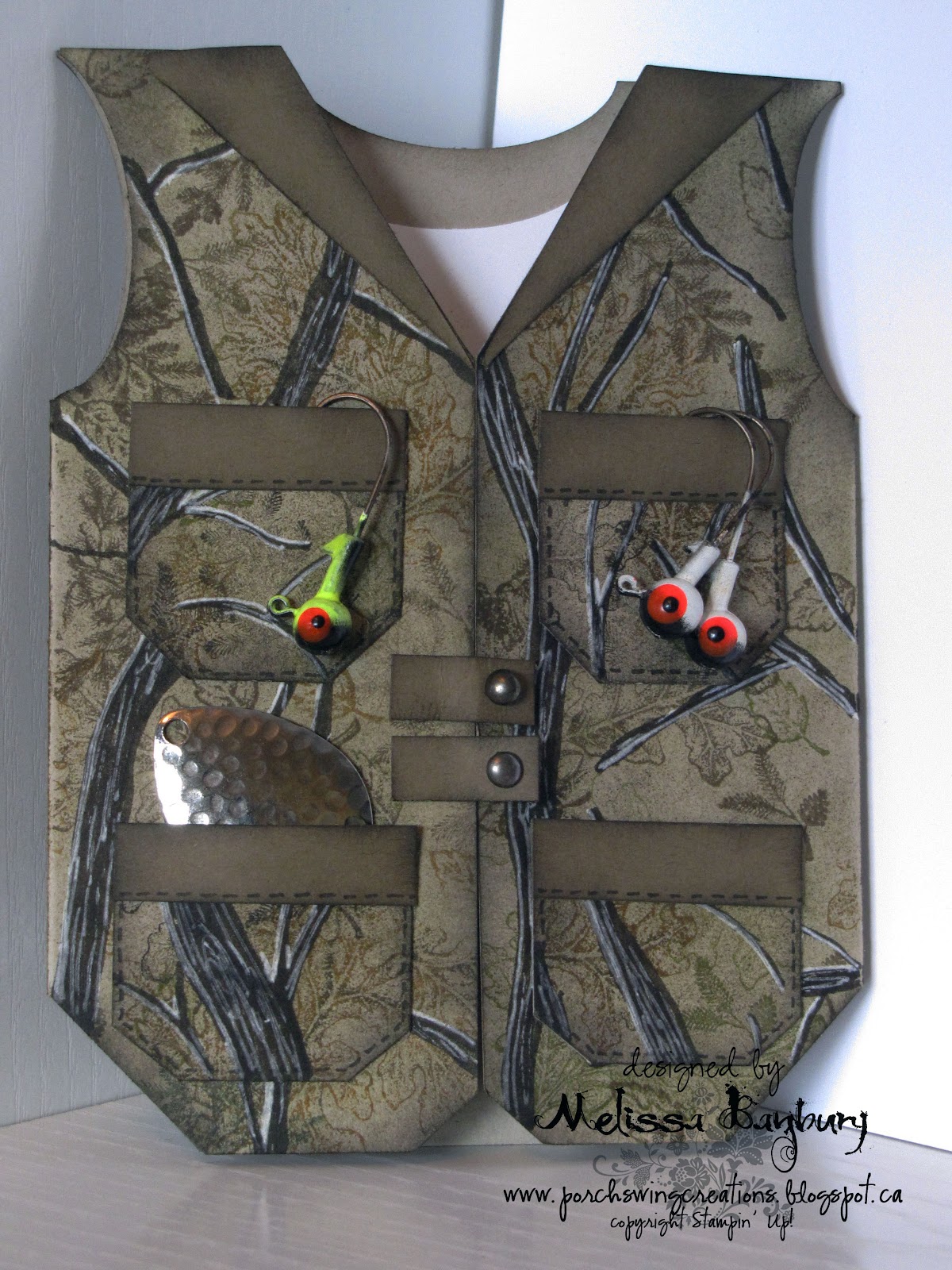 Porch Swing Creations: Camouflage Fishing Vest