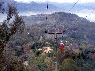 Paseo en teleférico, Cerro San Cristóbal