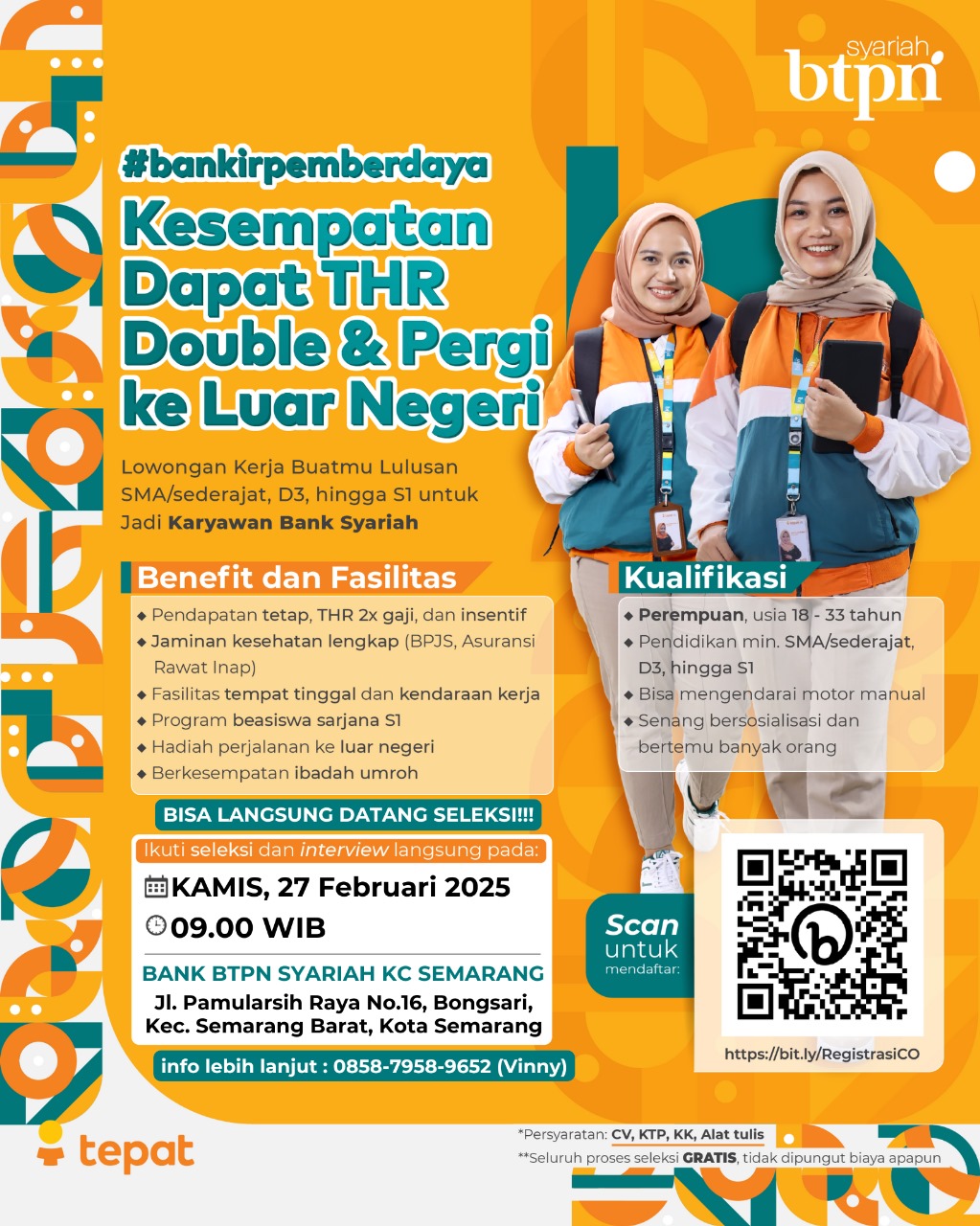 Loker Bank Syariah BTPN di Semarang Bulan Maret 2025