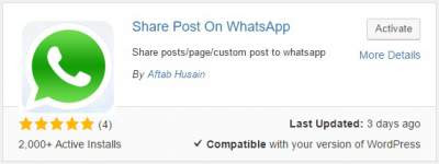 plugin untuk memasang tombol share whatsapp di wordpress