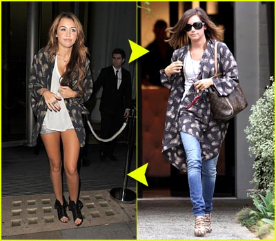 First when I saw Ashley Tisdale and Miley Cyrus wearing Nicole Richie's