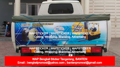 Sticker Mobil Branding: Branding Mobil Pick Up di Tangerang
