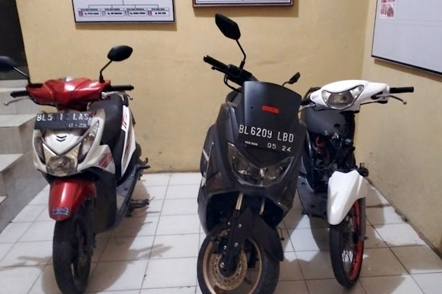 Polresta Banda Aceh Amankan Lima Sepeda Motor Balap Liar di Jalan Soekarno Hatta