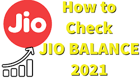 [Working] How to check Jio Balance in 2021
