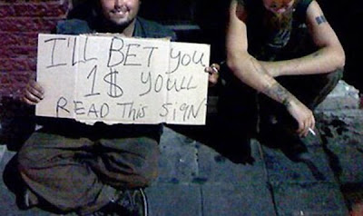 Creative Beggars Signs Seen On lolpicturegallery.blogspot.com