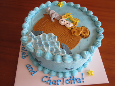 Baby Shower Twin Cakes on Cake Space  Noah S Ark Baby Shower Cake