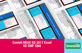 Izinkan kami sebagai Materi Sekolah menawarkan Contoh RKAS SD  Contoh RKAS SD 2017 Excel untuk SD Sekolah Menengah Pertama SMA