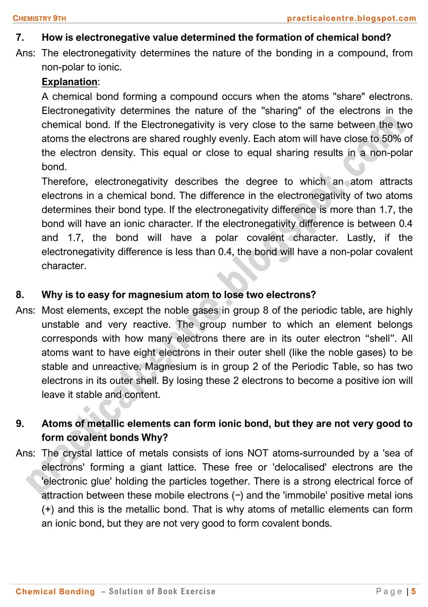 chemical-bonding-solution-of-text-book-exercise-5