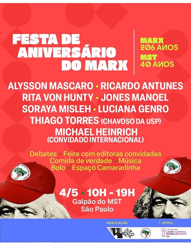 4/5- Festa de Aniversário do Marx 2024 no armazém do campo de SP