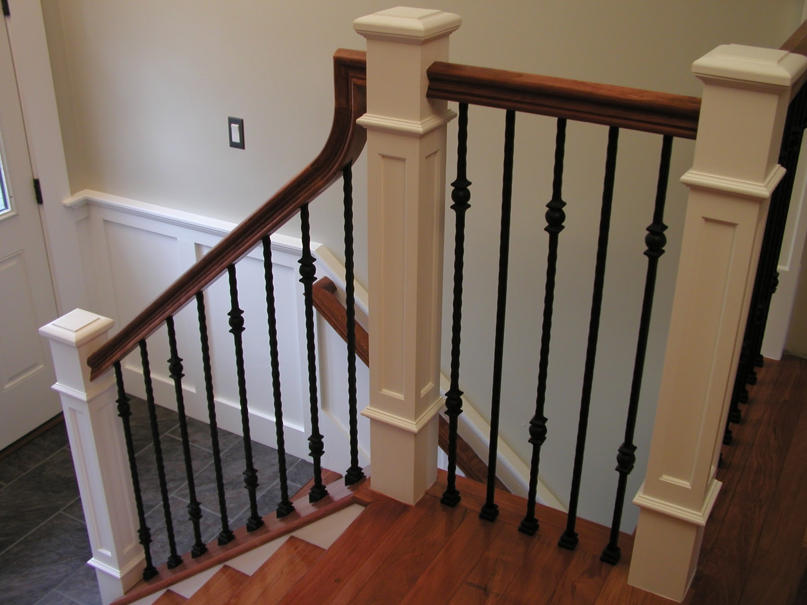 Metal Stair Railing with Balusters