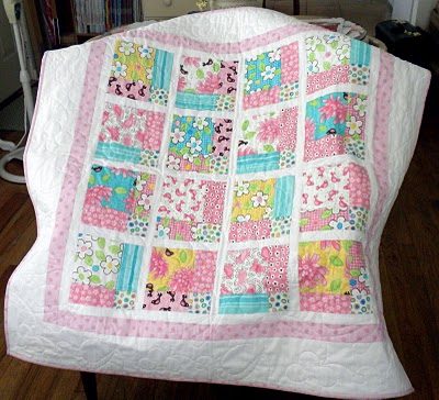 Baby Quilt Fabric on Was Very Impressed With This Baby Quilt   She Made It In One Day