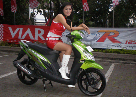 sepeda motor racing Spesifikasi Viar Vior 125