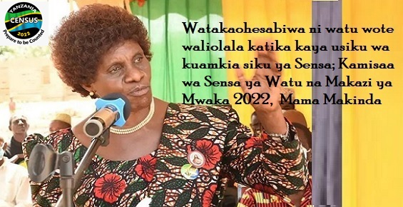 Majina Ya Waliochaguliwa Sensa Mara 2022