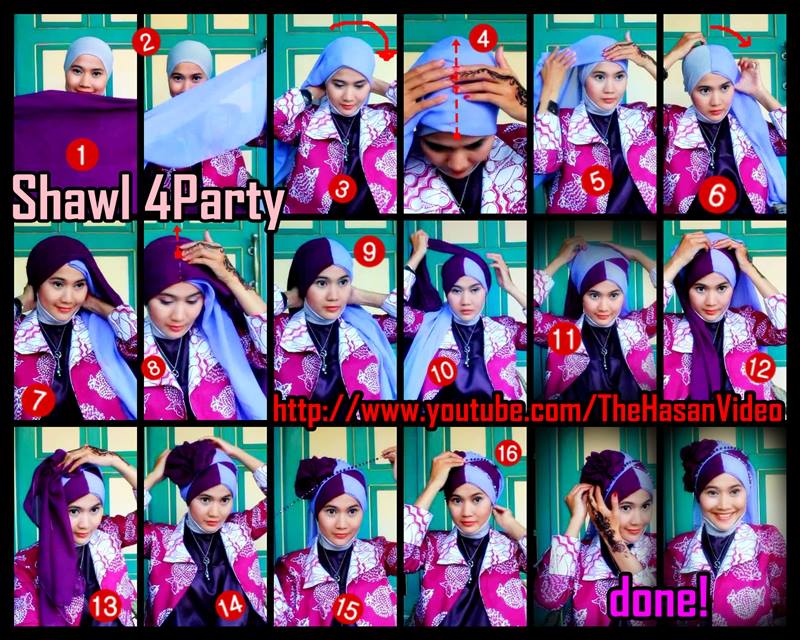 New Tutorial Jilbab Untuk Hijaber Indonesia Tutorial Hijab Shawl Jpg