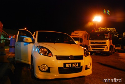 Baby Whitty tengah rest kat RNR Tapah