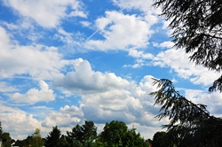 Wolken ziehen übers Land...