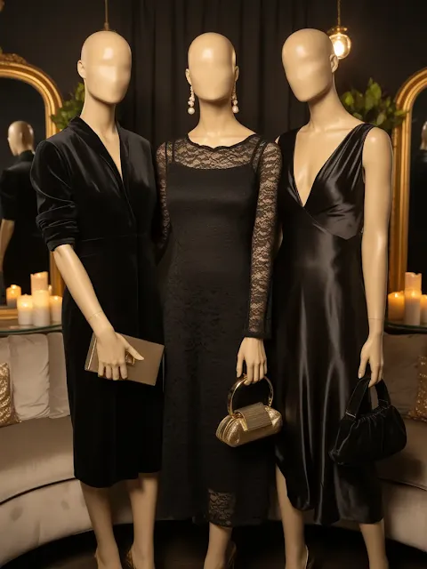 Play with Textures—Velvet, Lace, or Satin Add Drama