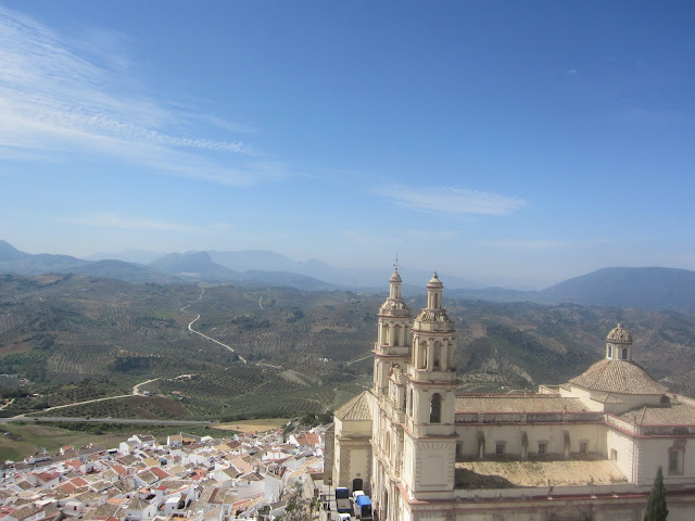 View of southern Spain from Olvera Tower