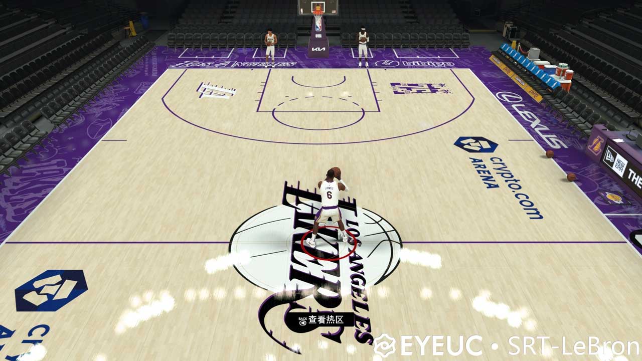 NBA 2K23 Lakers City Edition Court Released