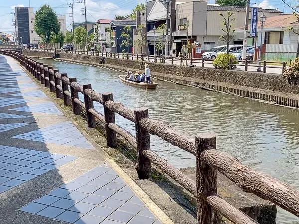 巴波川の遊覧船