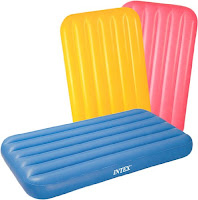 Inflatable Yellow Portable Airbed Mattress