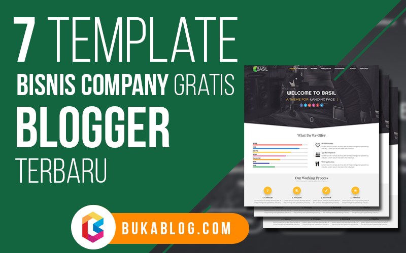 Download 7 Template Blogger untuk Bisnis/Company GRATIS