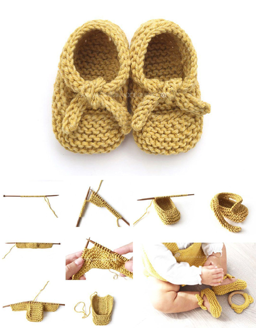 Baby Ballerina Booties - Easy Pattern & Tutorial