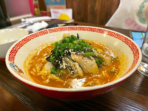 Ojisan Ramen (大叔拉麵), D2 Place Lai Chi Kok - Spicy ramen with oysters from Hiroshima (廣島蠔赤地獄湯拉麵)