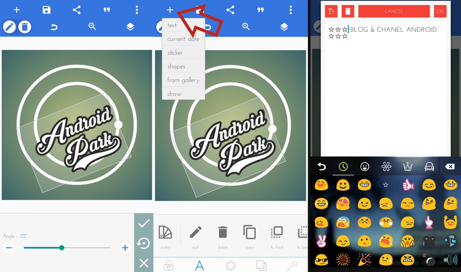 Cara Membuat Logo Effect 3D Menggunakan Android Android Park