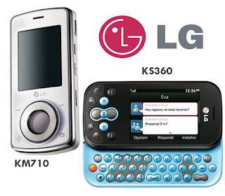 LG KM710, KS360 Mobile Phones